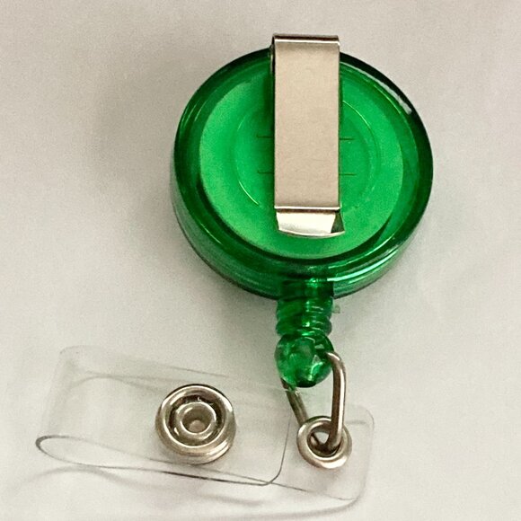 Disney Minnie Mouse Charm ID Badge Holder Lanyard Retractable Reel Pink Dots - Picture 4 of 5